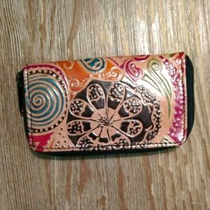 handmade leather wallet